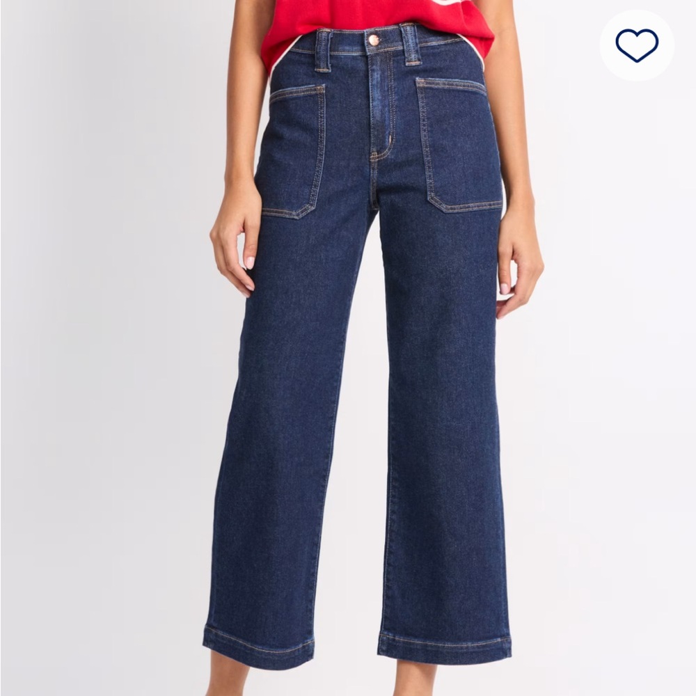 Stylish Indigo Wide Leg Women's Jeans